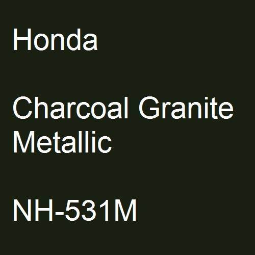 Honda, Charcoal Granite Metallic, NH-531M.